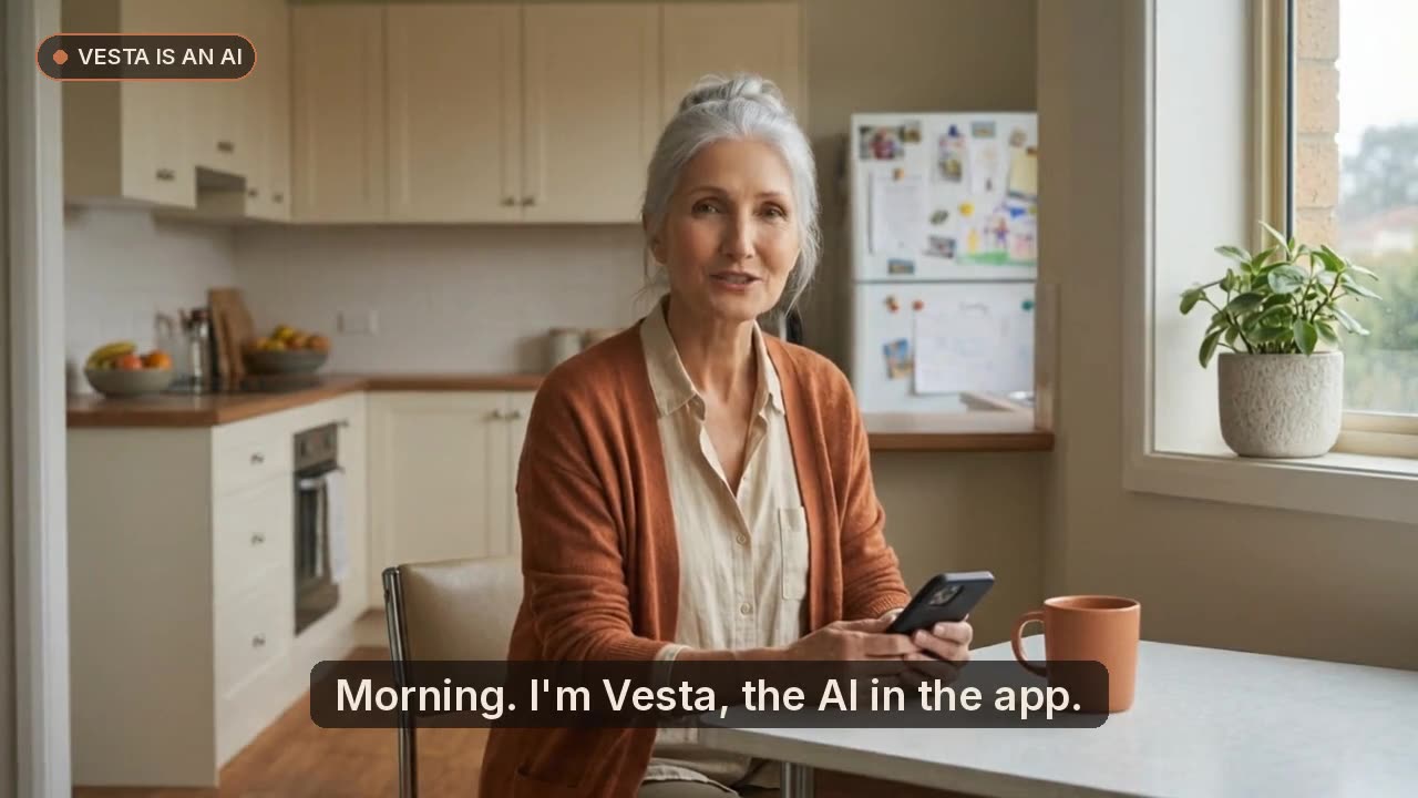 VESTA in her kitchen